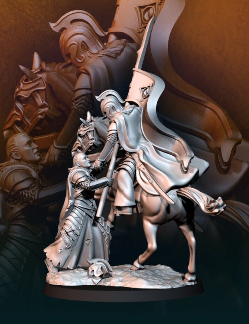 Mounted Banner Bearer of the Elves