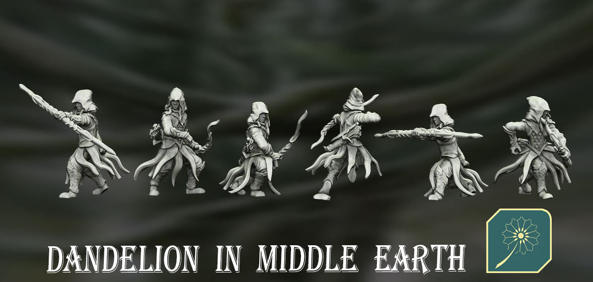 Wood Elf Archer Rangers (with hood)