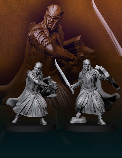 Mirkwood Elves Warriors with Swords