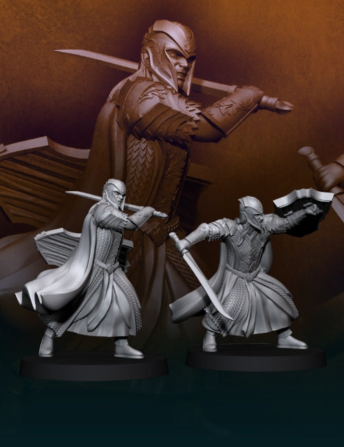 Mirkwood Elves Warriors with Swords