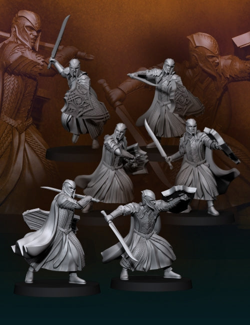 Mirkwood Elves Warriors with Swords
