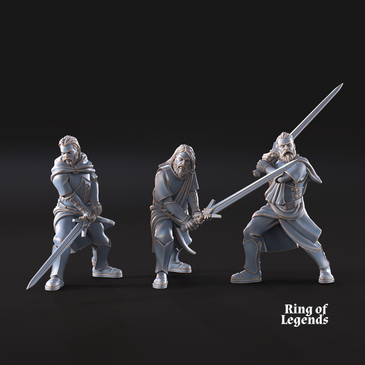 Guerriers de clans (épées à deux mains)