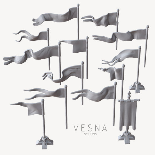 Set of flags