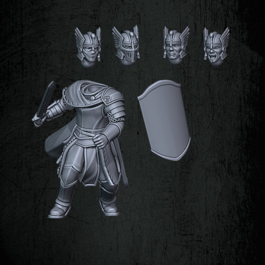 Knights of the Fiefs on foot