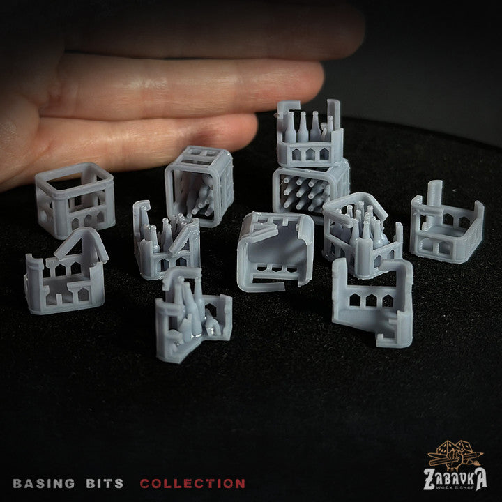 Set of plastic crates