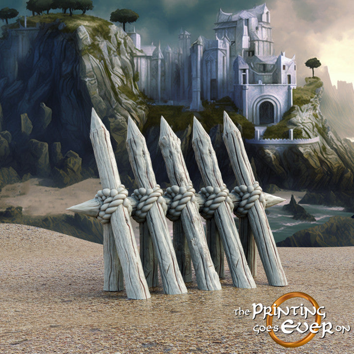 Set of palisades