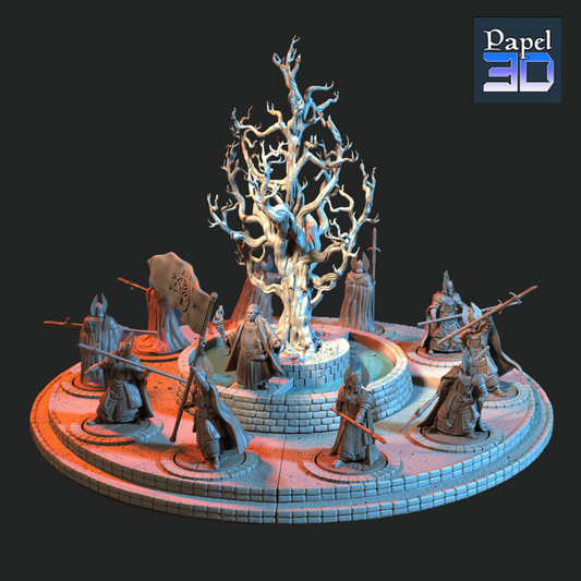 Diorama - The Fountain Courtyard