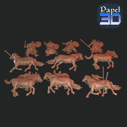 Set of corpses of the men of the West