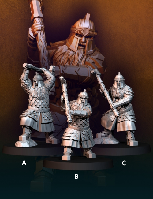 Dwarves with two-handed weapons (DG)