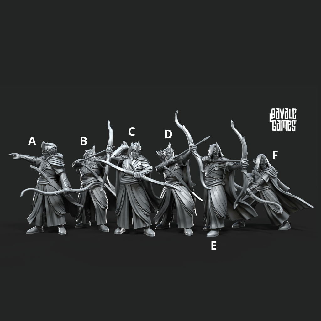 Archers elfiques de Galanthir (en armure)