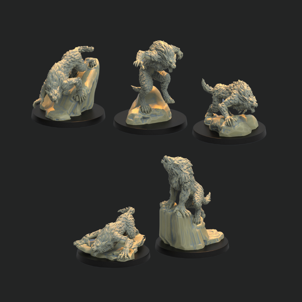 Werewolves (Papel 3D)