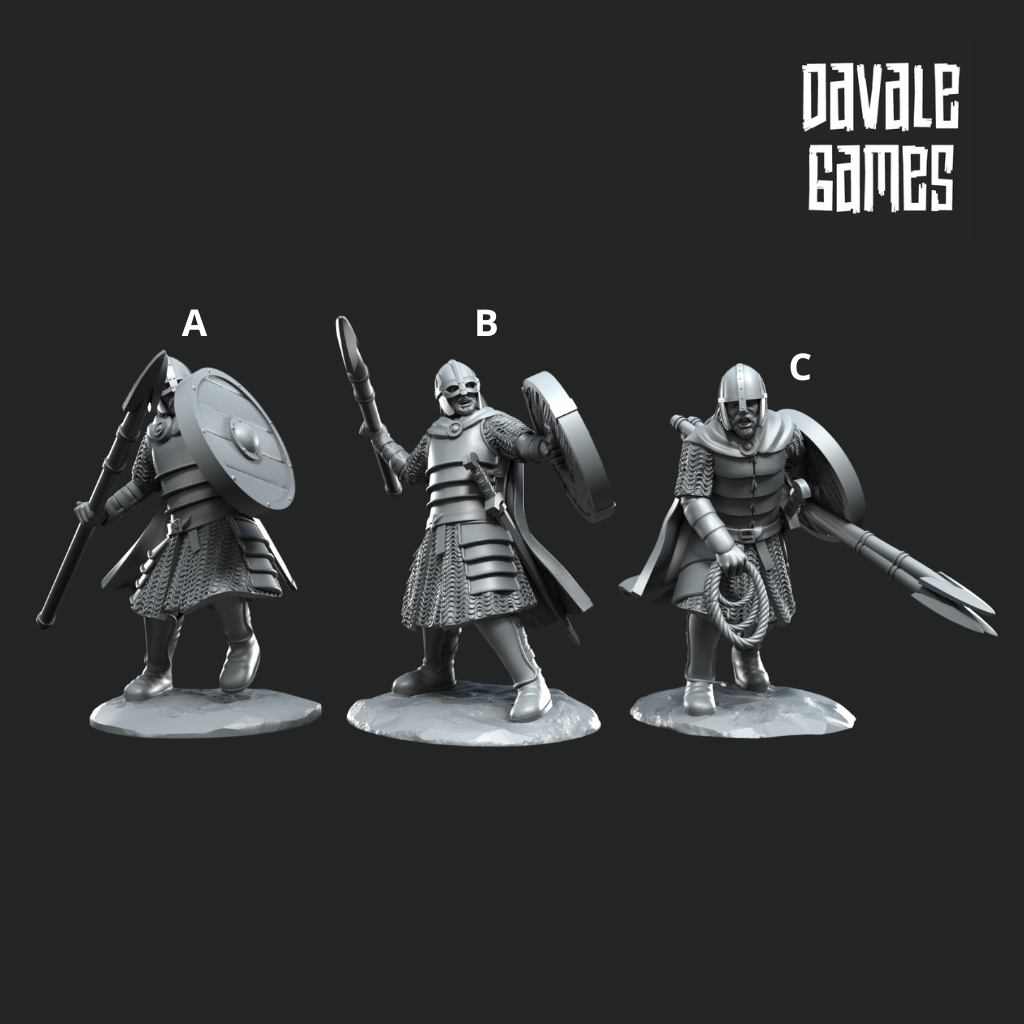 Warriors with javelins