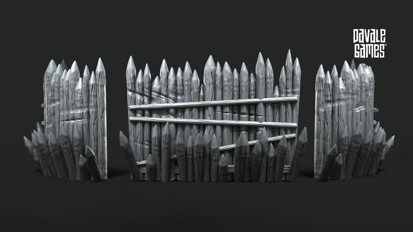 Palissades en bois