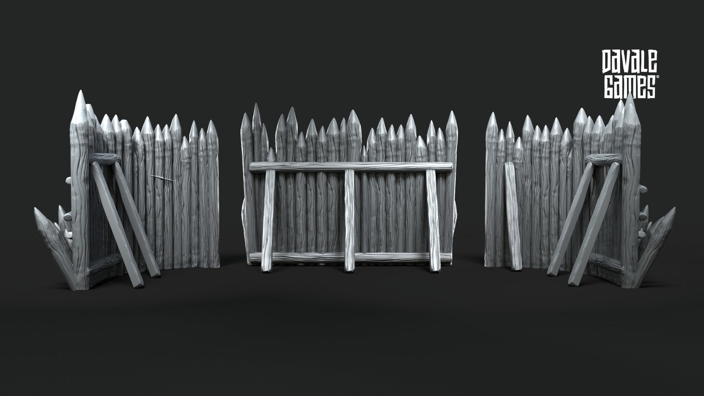 Palissades en bois