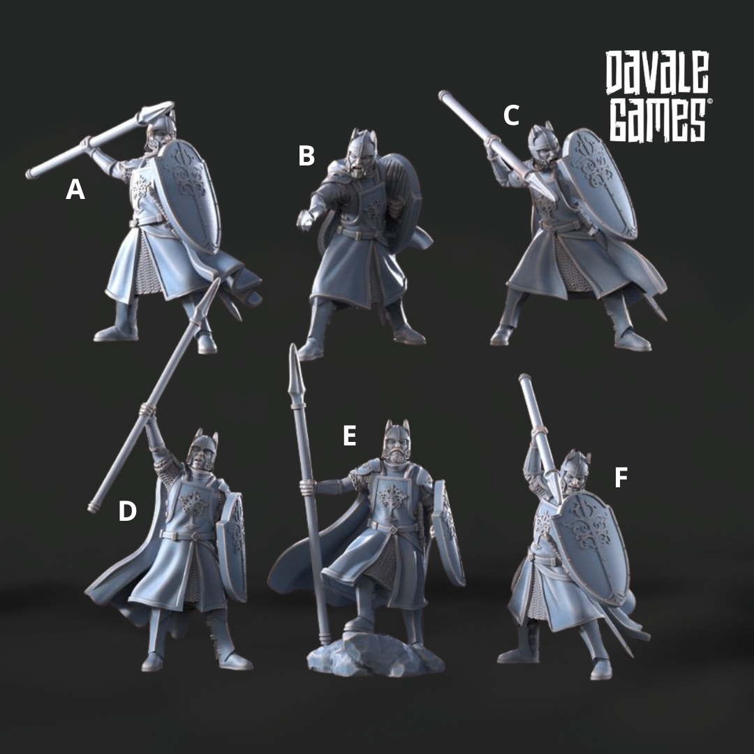 Guerriers Hauts-Humains (piquiers)