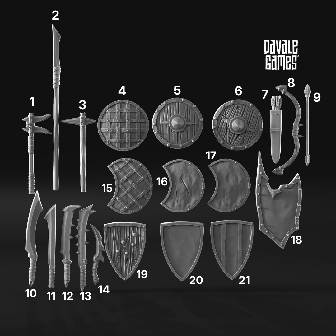 Armes des Orcs de Morlok