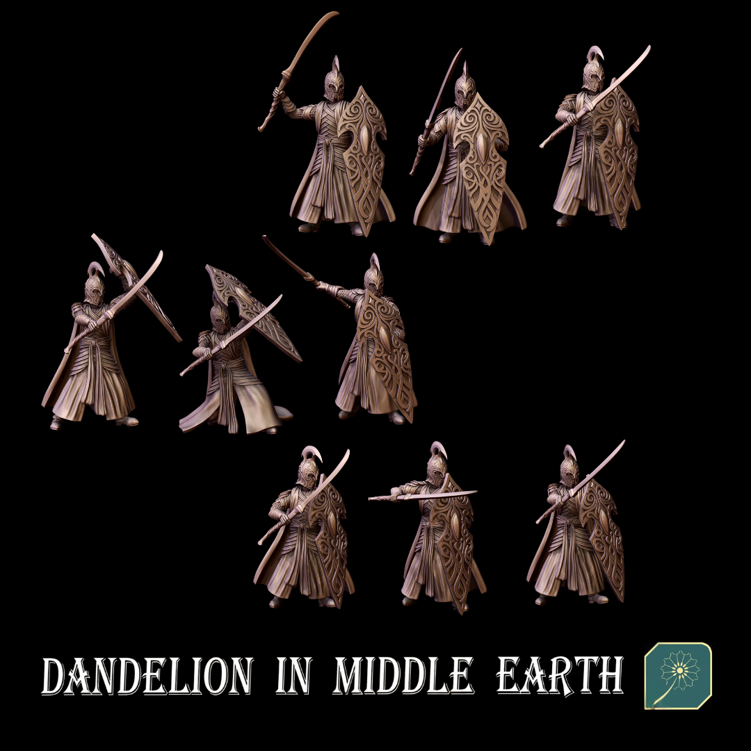 Warriors of the Ultimate Alliance, Swords - Shields