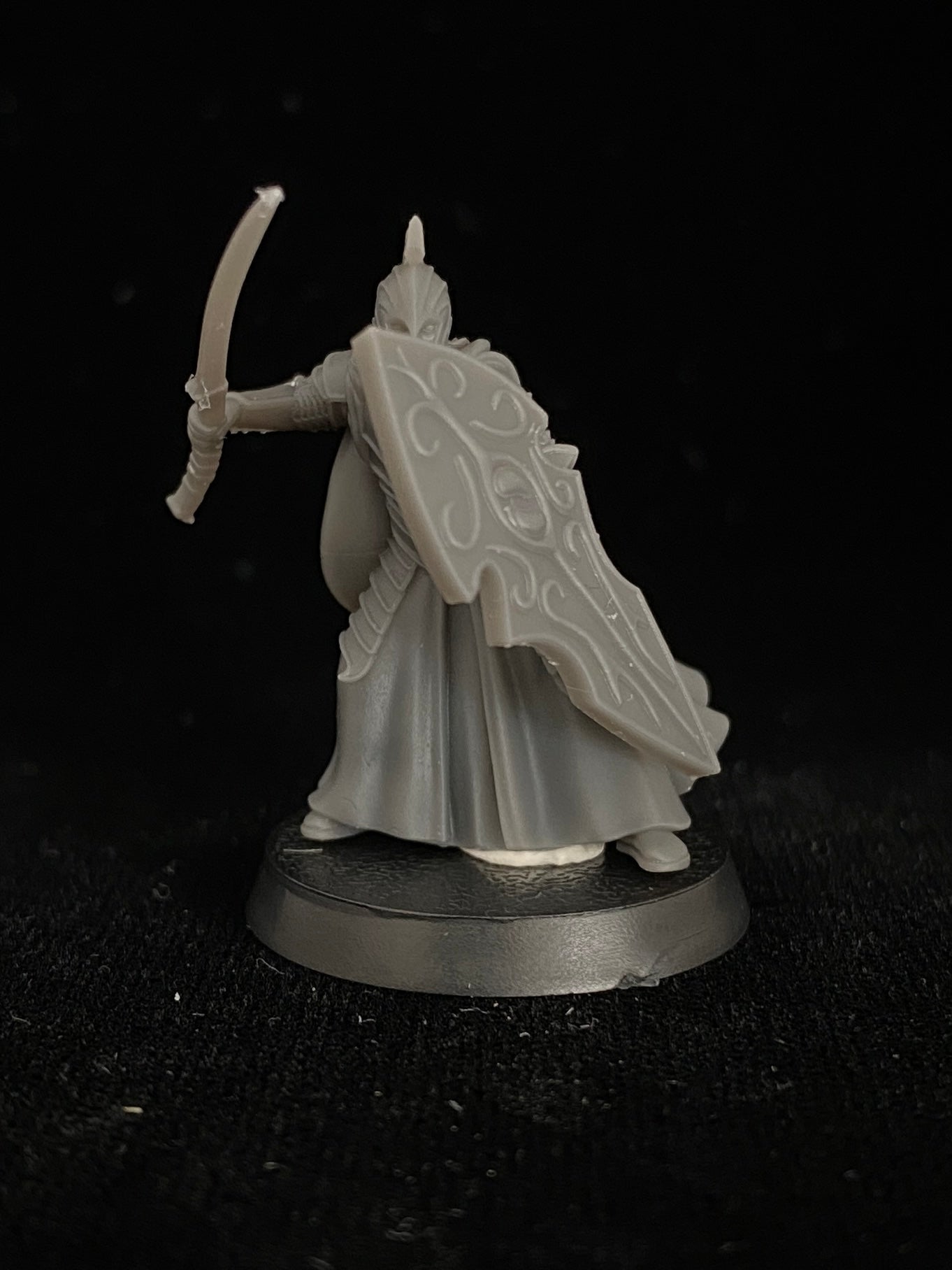 Elven warriors with swords and shields