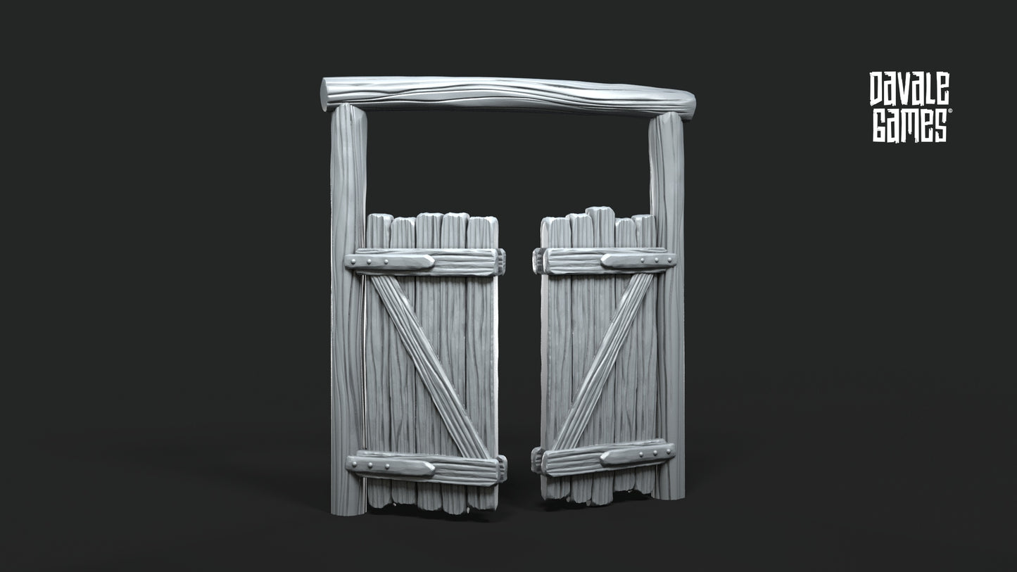 Porte en bois