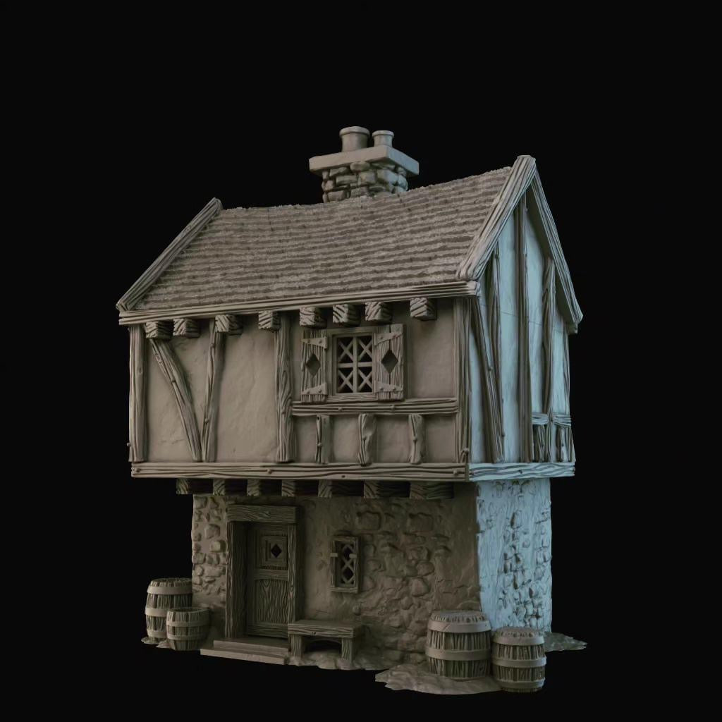 Bree village houses