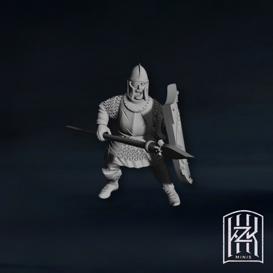 Soldiers with spears
