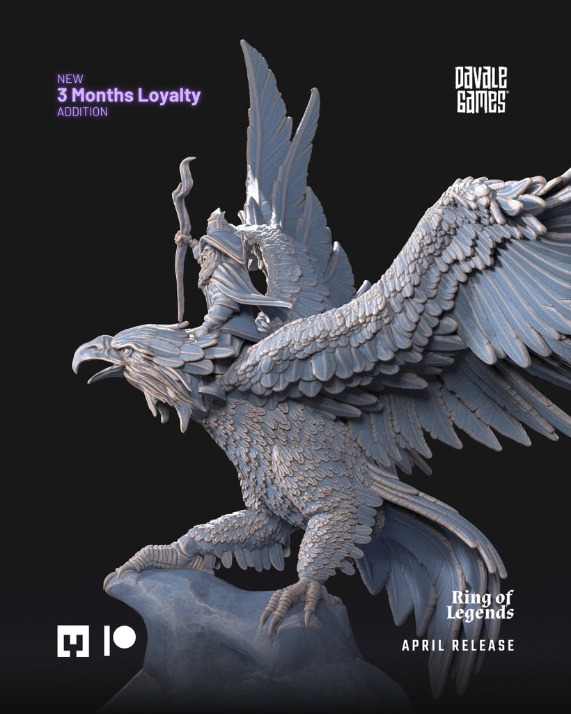 Magician on eagle
