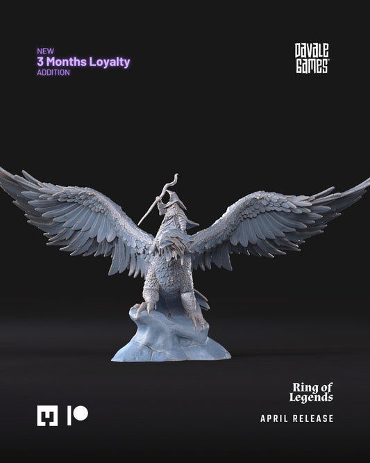 Magician on eagle