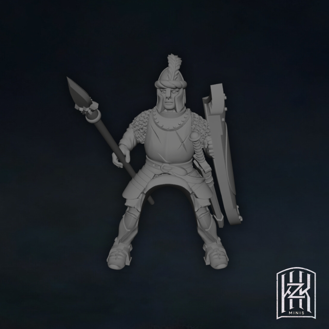 Berittene Soldaten