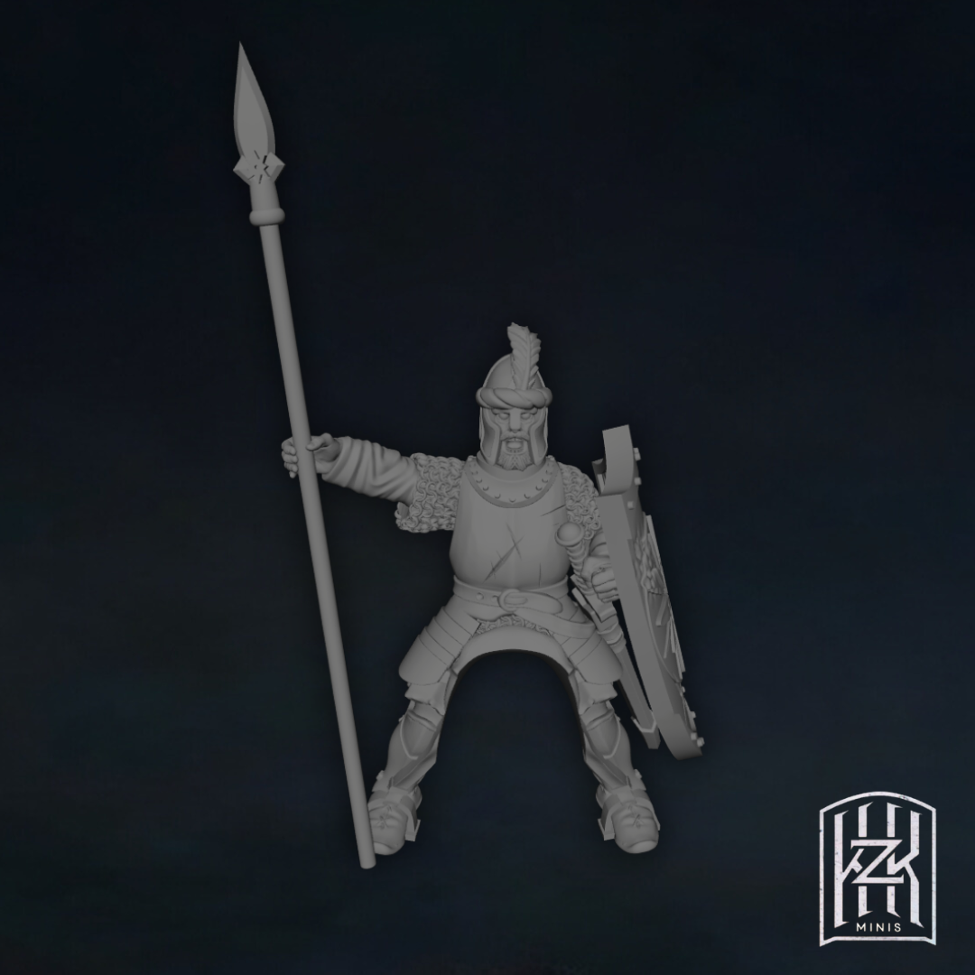 Berittene Soldaten