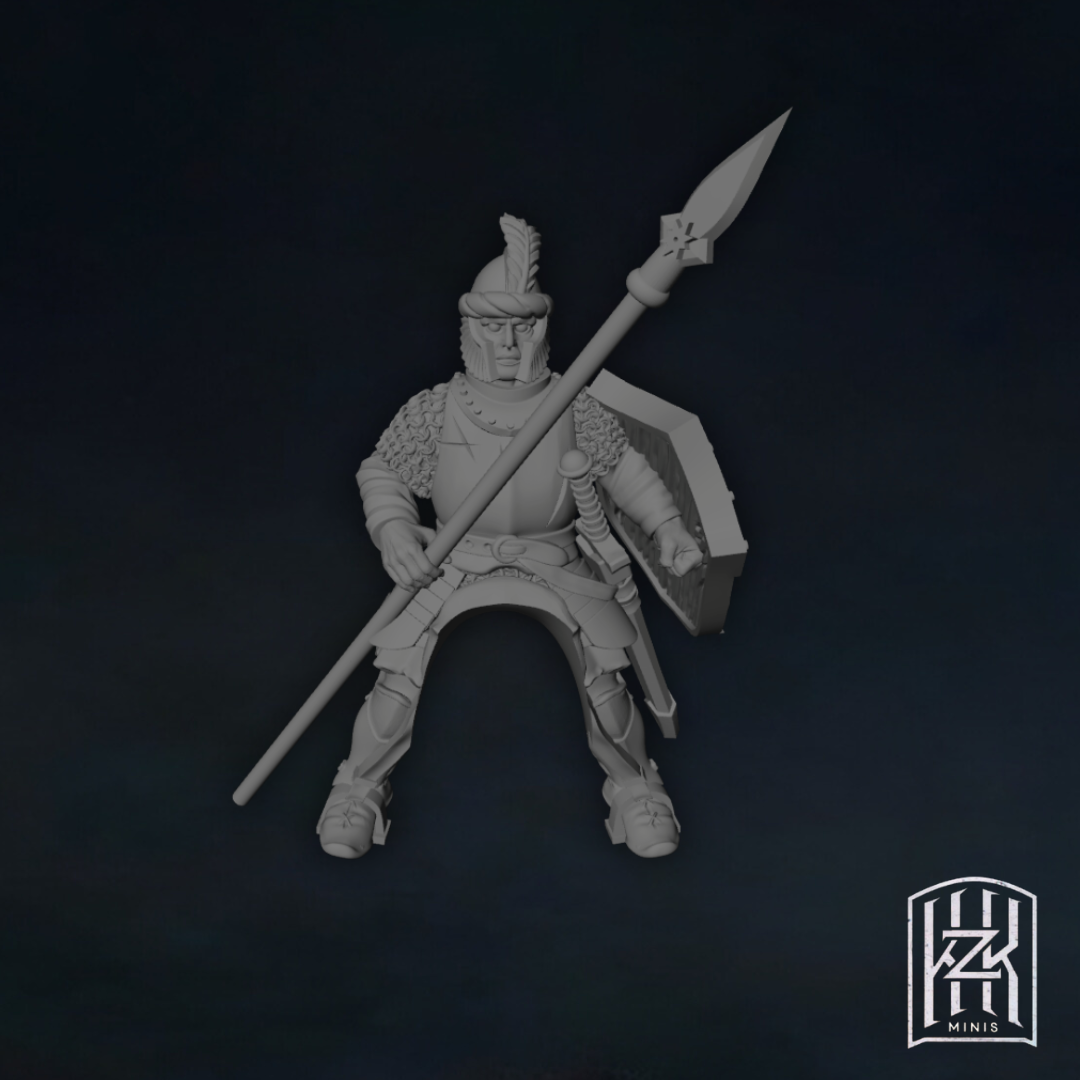 Berittene Soldaten