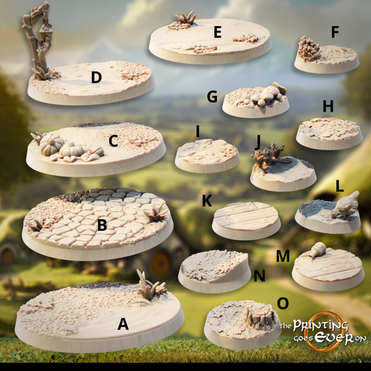 Shire Hobbit Pedestals
