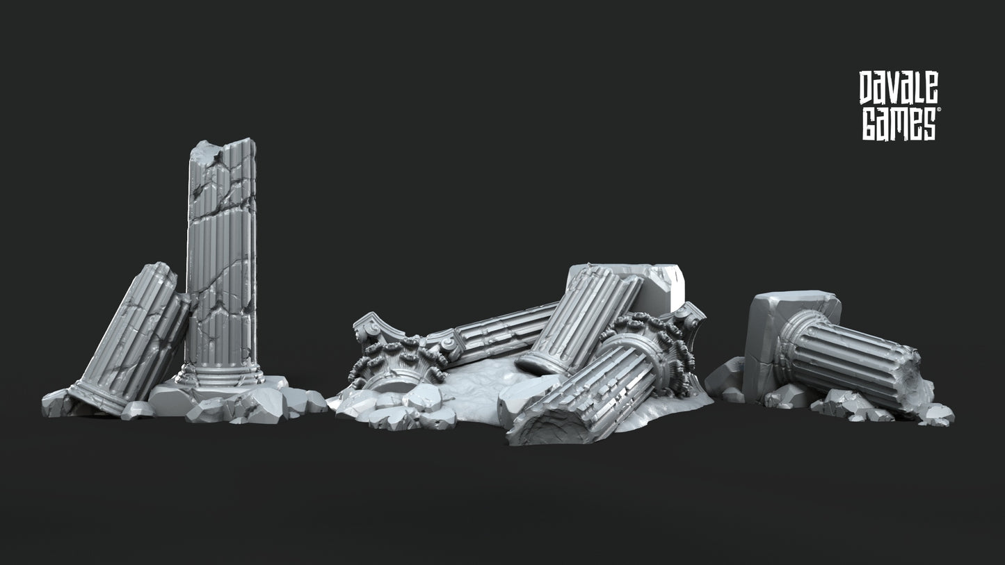 Ruined pillars