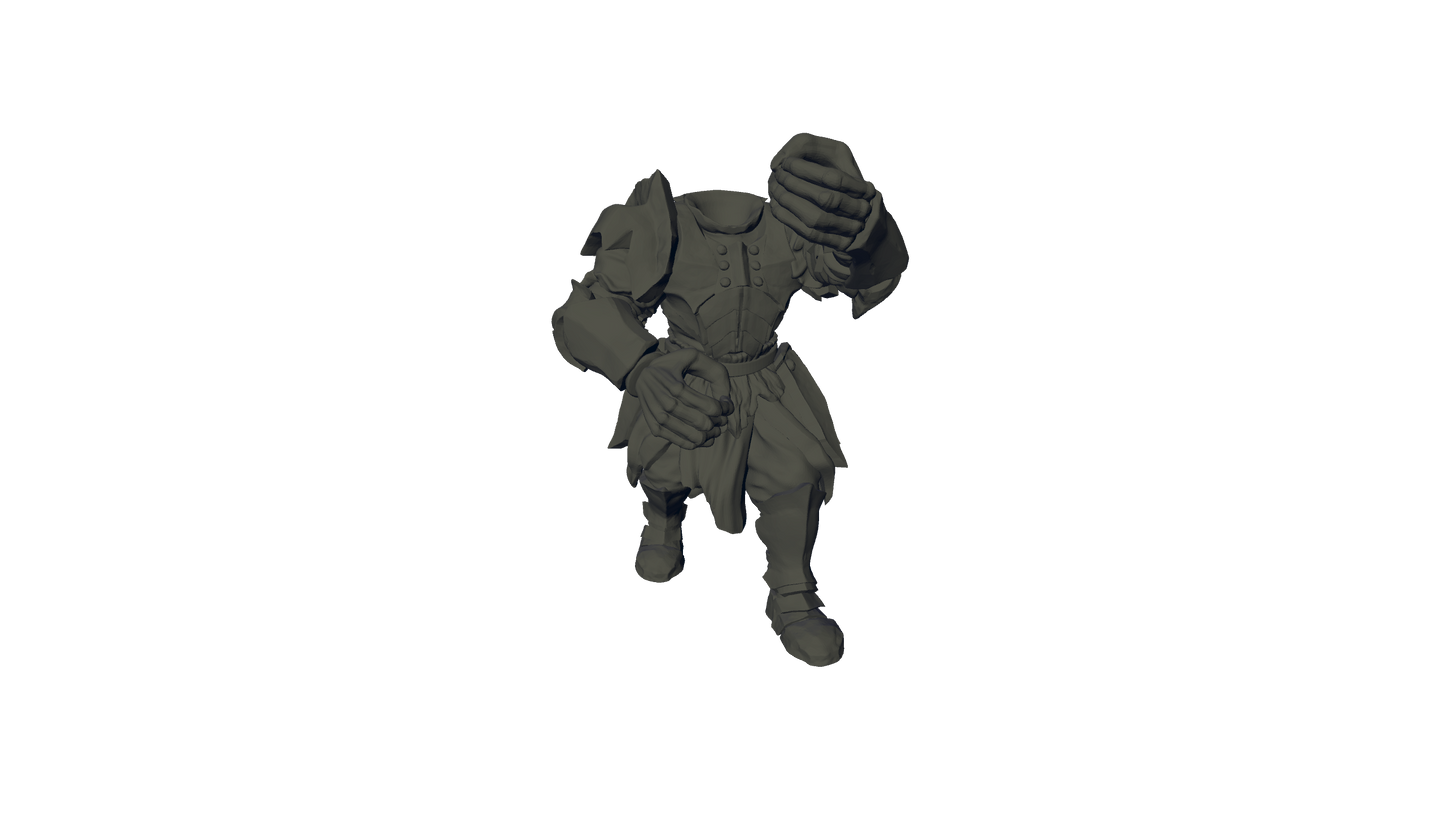 Corps des Orcs (armes à deux mains) du Mont du Nord