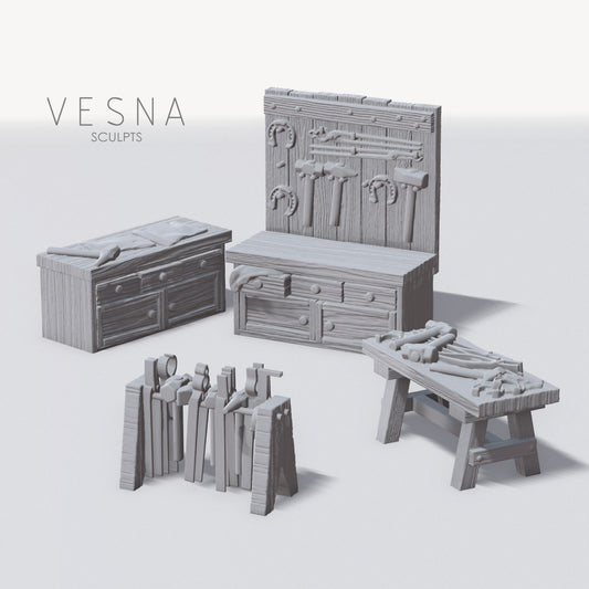 Blacksmith's Workbench Set