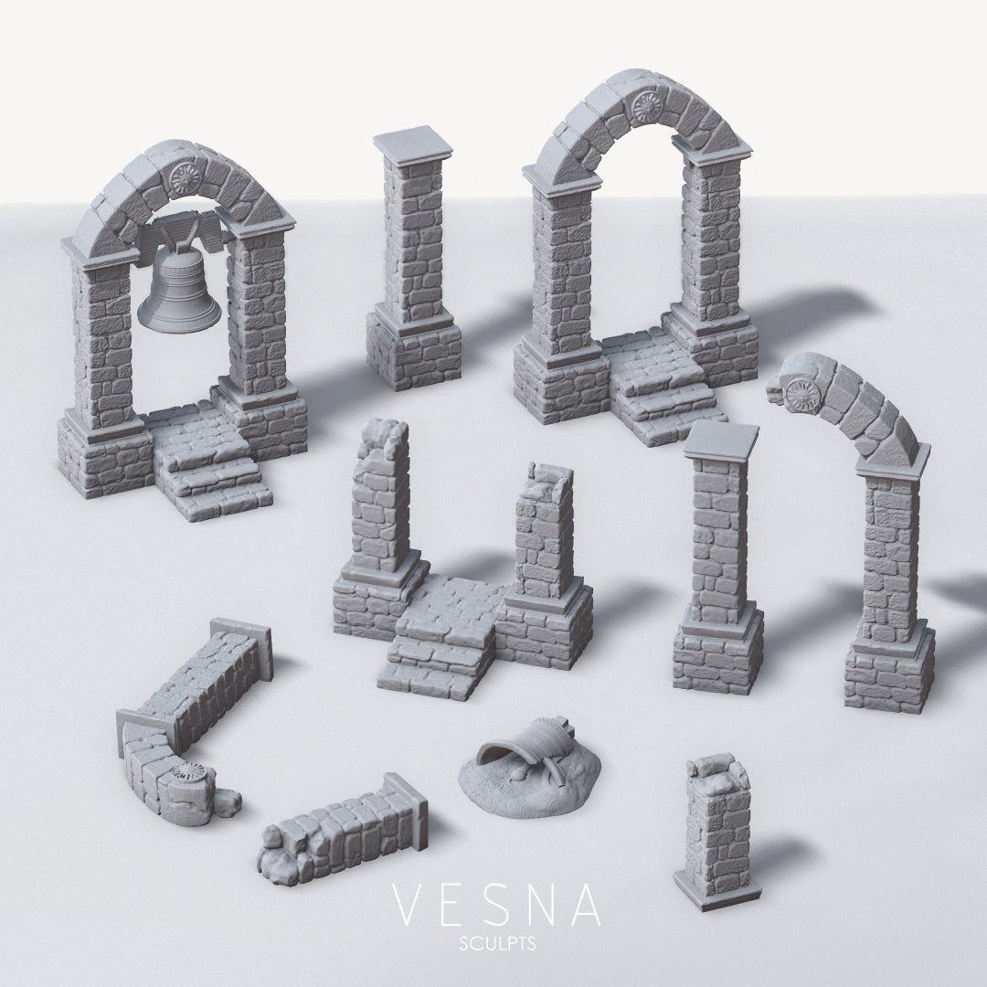 Set of ruins