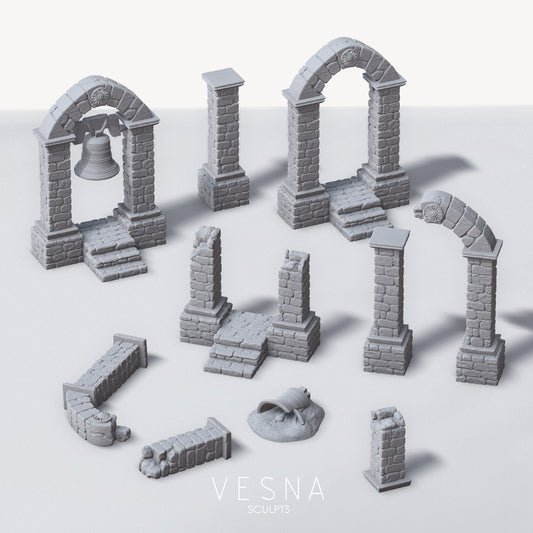 Set of ruins