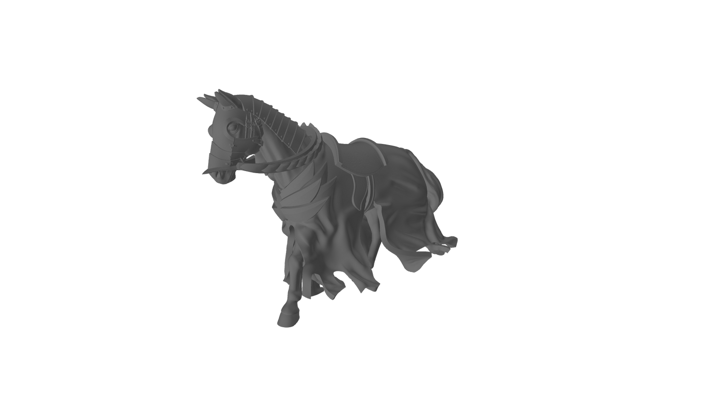 Armored horses of the Swan army