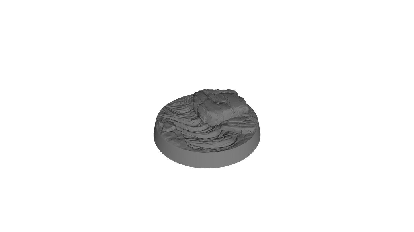 Orc Textured Bases (25mm)