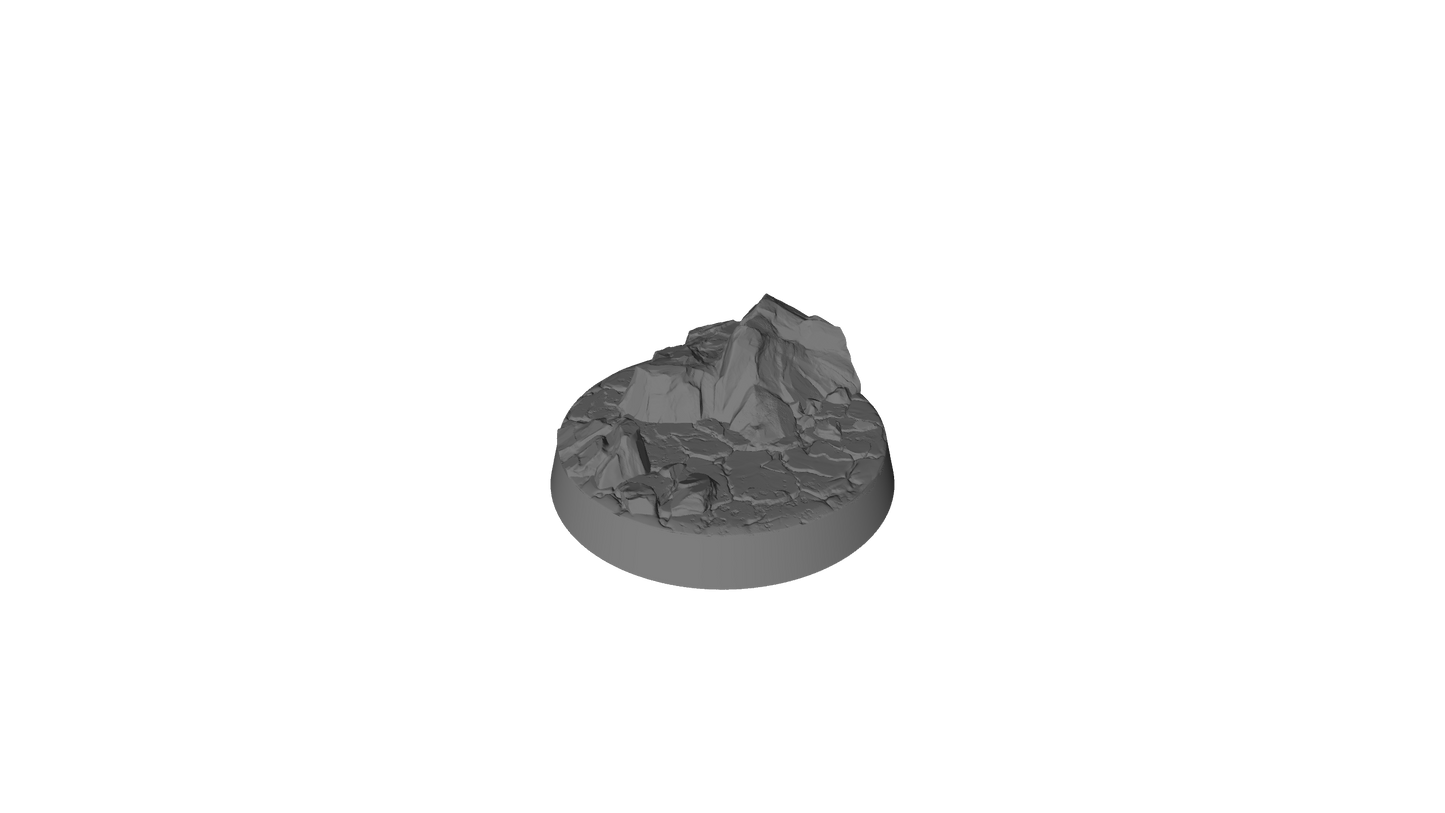 Orc Textured Bases (25mm)