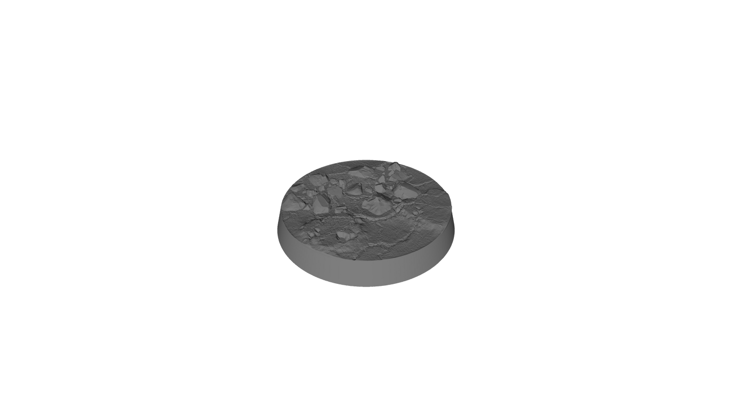 Orc Textured Bases (25mm)