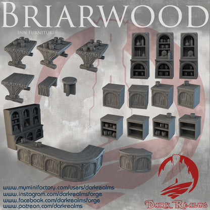 Bree Village Scenery Set