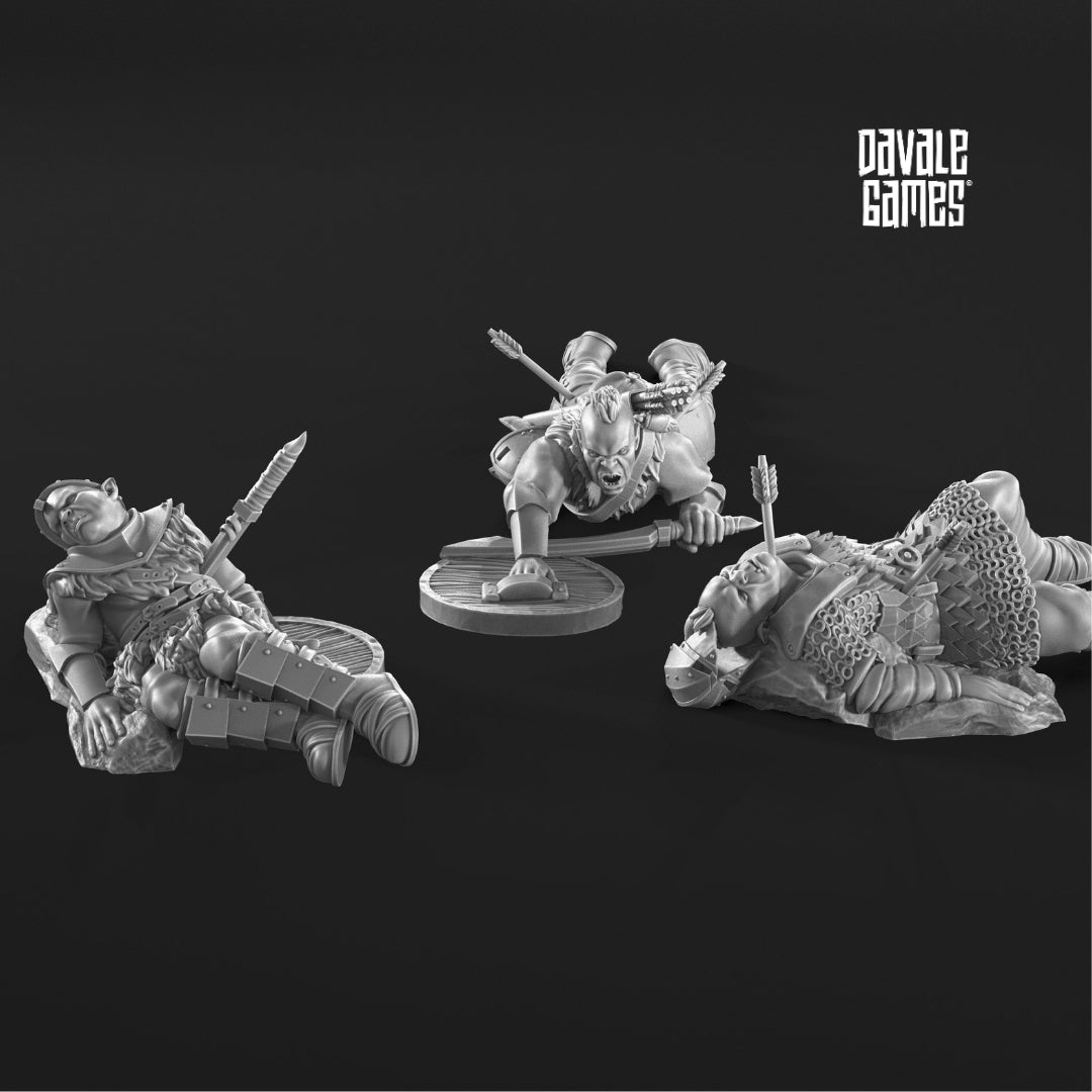 Set de cadavres Orcs