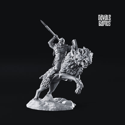 Chevaucheurs wargs (épées et lances)