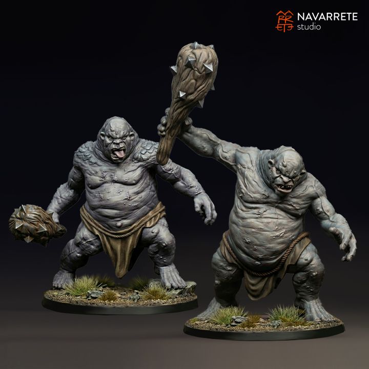 Ogre avec massue