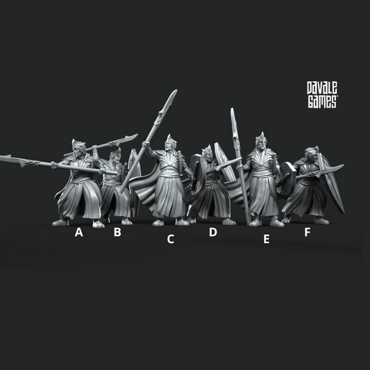 Guerriers elfiques de Galanthir (lanciers)