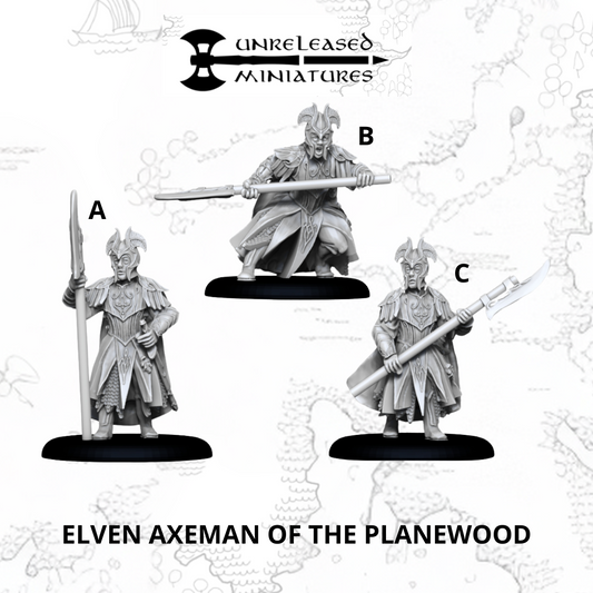 Guerriers Elfiques de la Forêt Noire (haches)