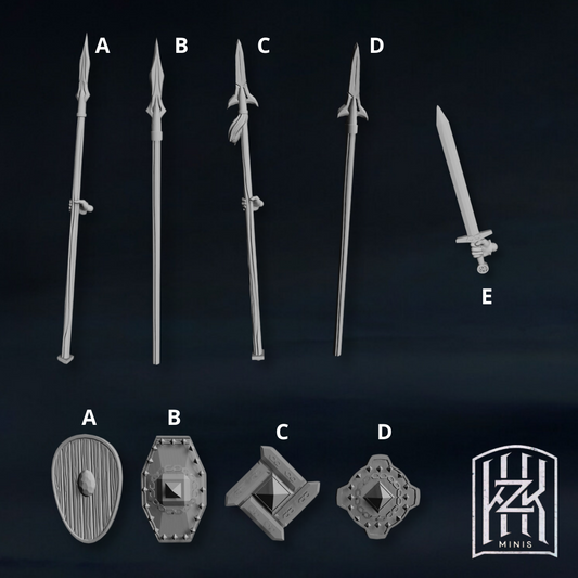 Weapons and equipment of the men of the lake
