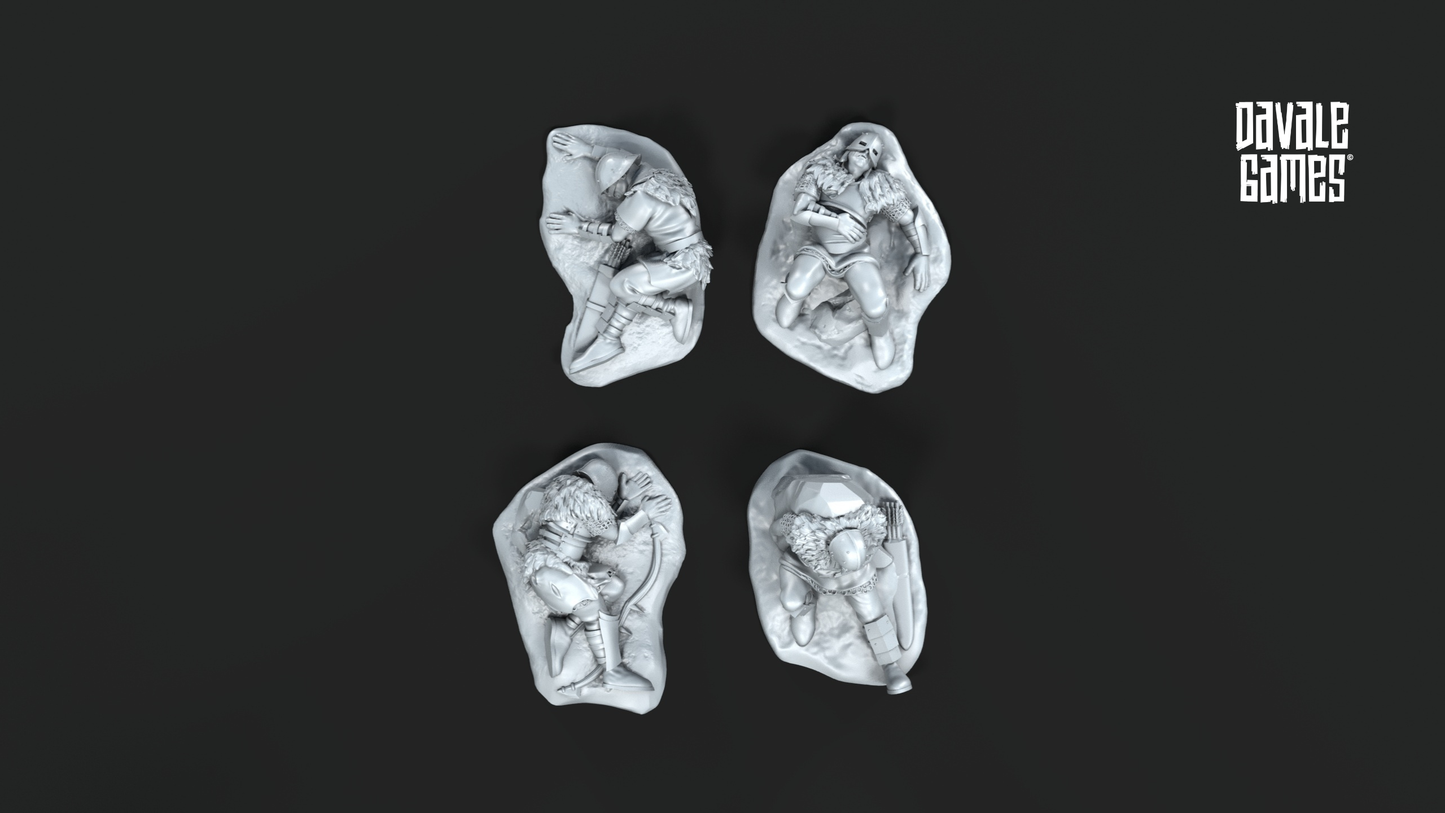 Set de cadavres Orcs