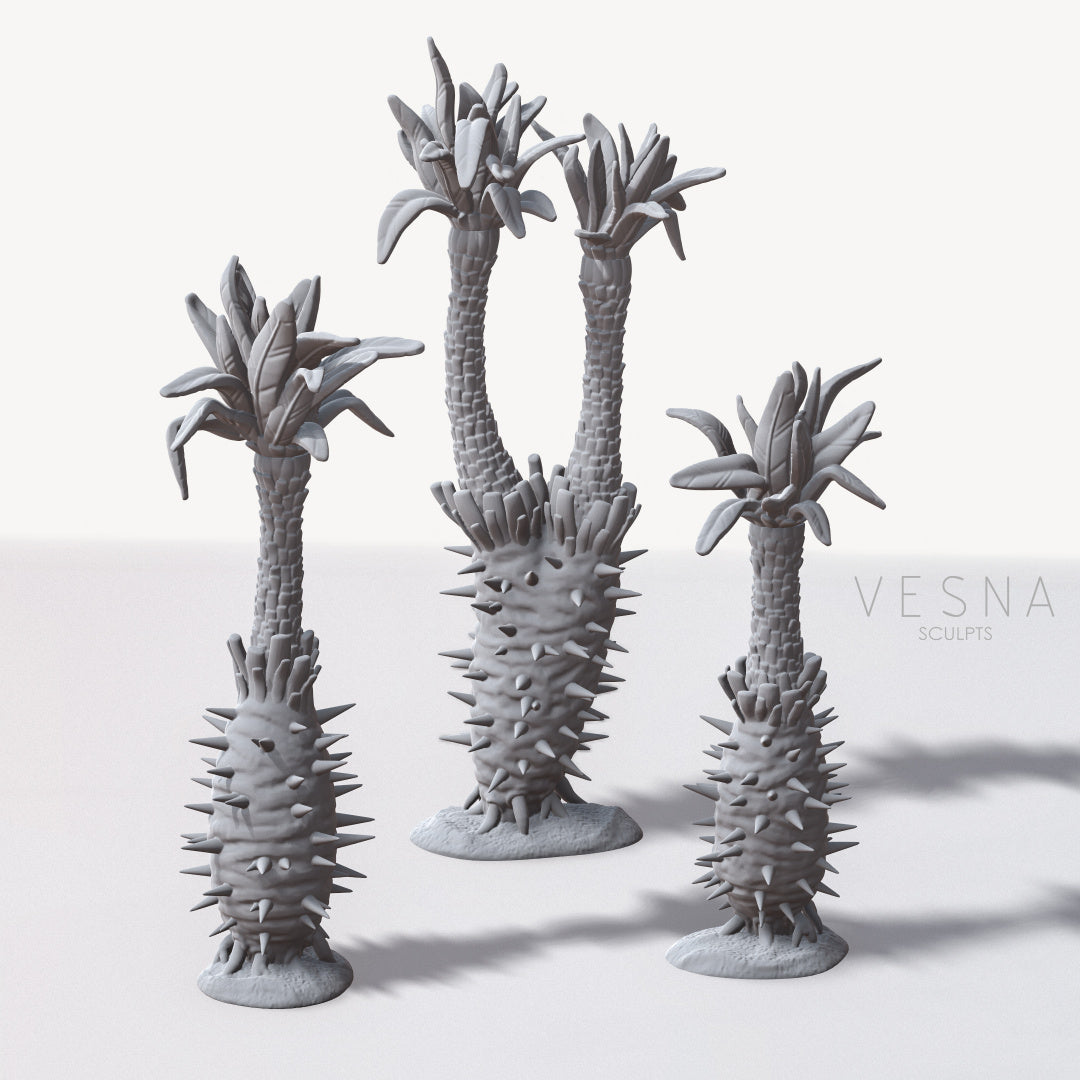 Palm tree set