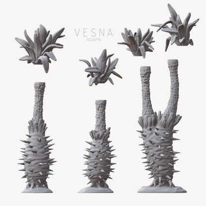 Set de palmiers